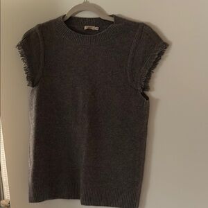 Faherty Charcoal Knit Sweater